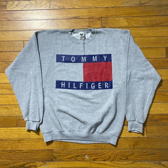 Vintage Tommy Hilfiger boot crewneck sweatshirt - Picture 1 of 3